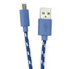 Câble USB Vers Micro USB / 1M / Bleu