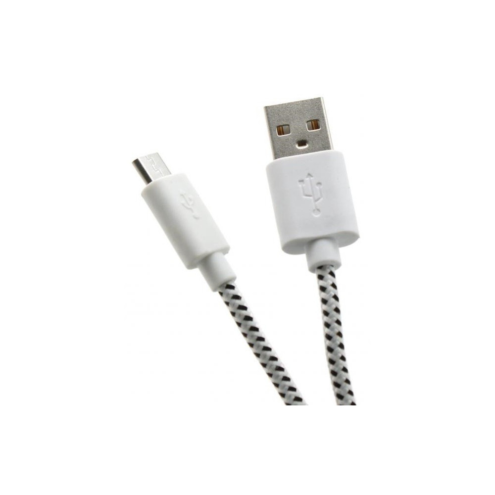 Câble USB Vers Micro USB / 1M / Blanc