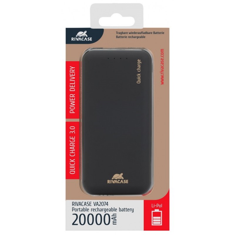 Slide  #4 Power Bank RivaCase RivaPower VA2074 Type C / 20 000 mAh