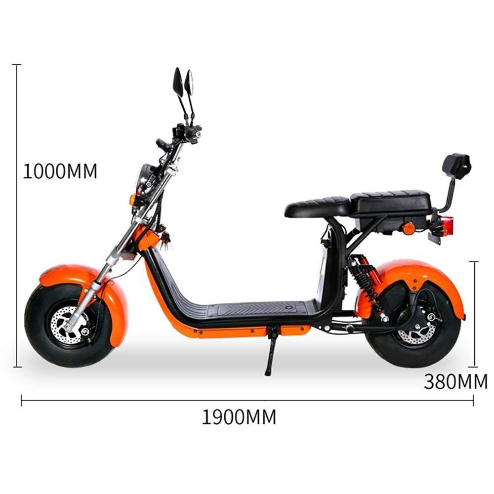 Scooter Electrique Eco Moto Coco 1500W / Orange