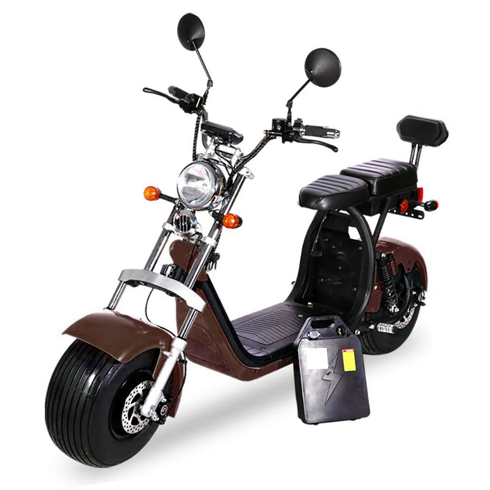 Scooter Electrique Eco Moto Coco 1500W / Marron