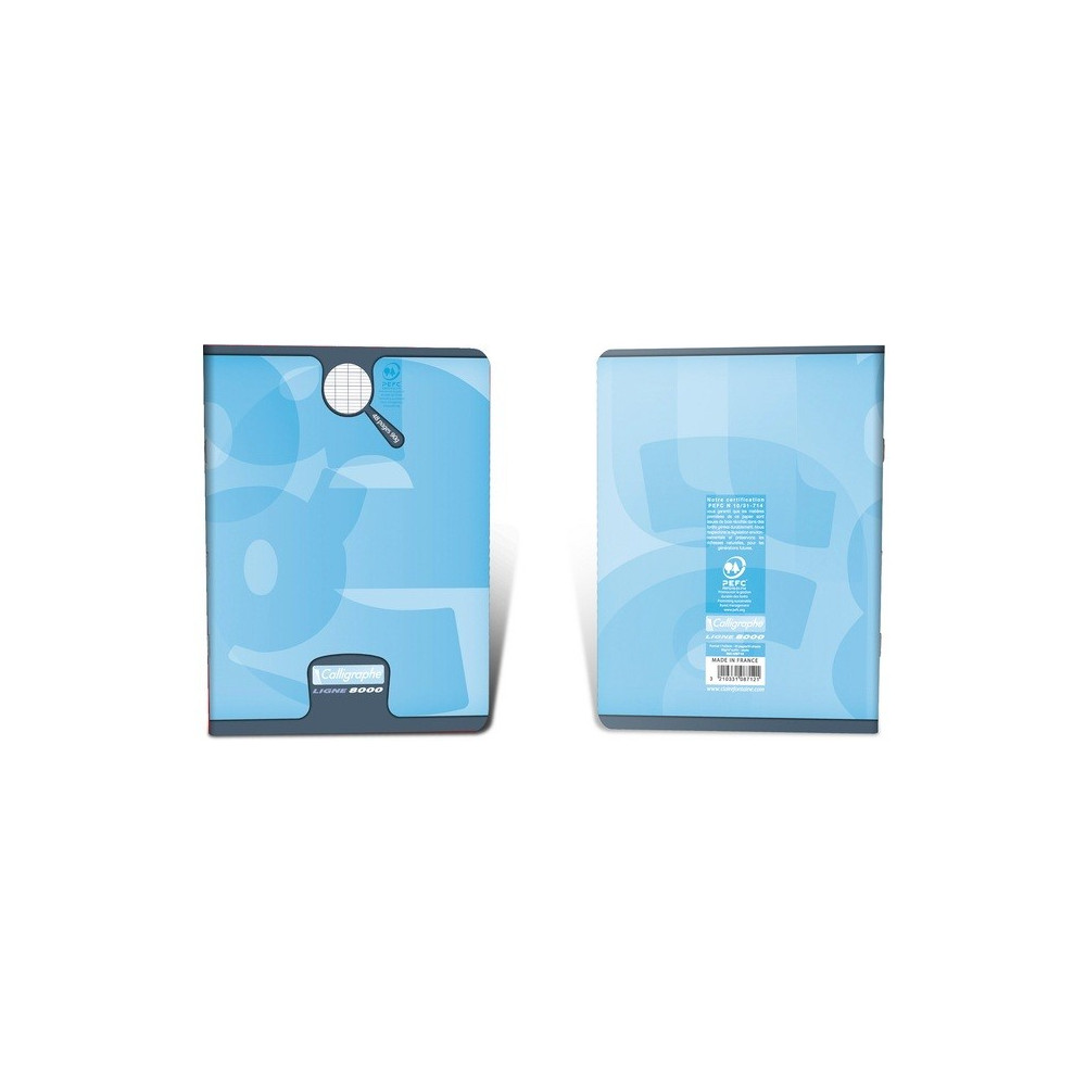 Cahier piqué Calligraphe 8000 Vernis UV 21x29,7 96p séyès 90g