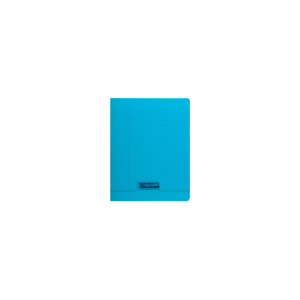 Cahier piqué Calligraphe 8000 POLYPRO 17x22cm 96p séyès 90g / Bleu