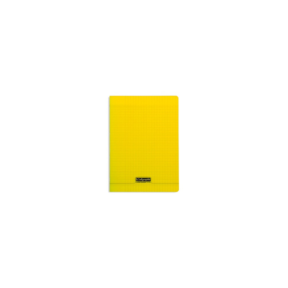 Cahier piqué Calligraphe 8000 POLYPRO 21x29,7cm 96p séyès 90g / Jaune