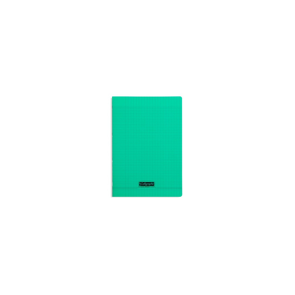 Cahier piqué Calligraphe 8000 POLYPRO 21x29,7cm 96p séyès 90g / Vert