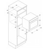 Four encastrable Candy FCE825VX / Inox