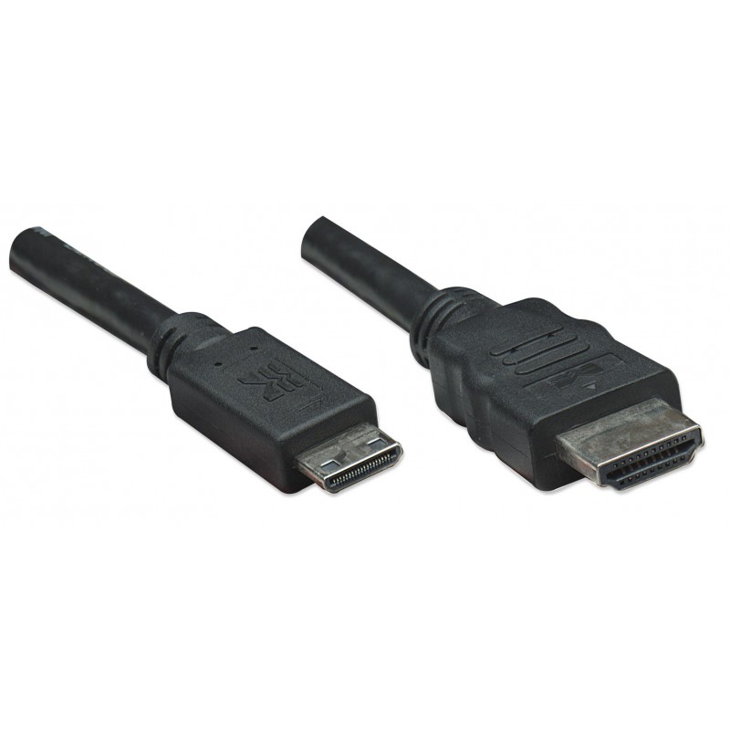 Câble Mini HDMI vers HDMI Manhattan 1.8M