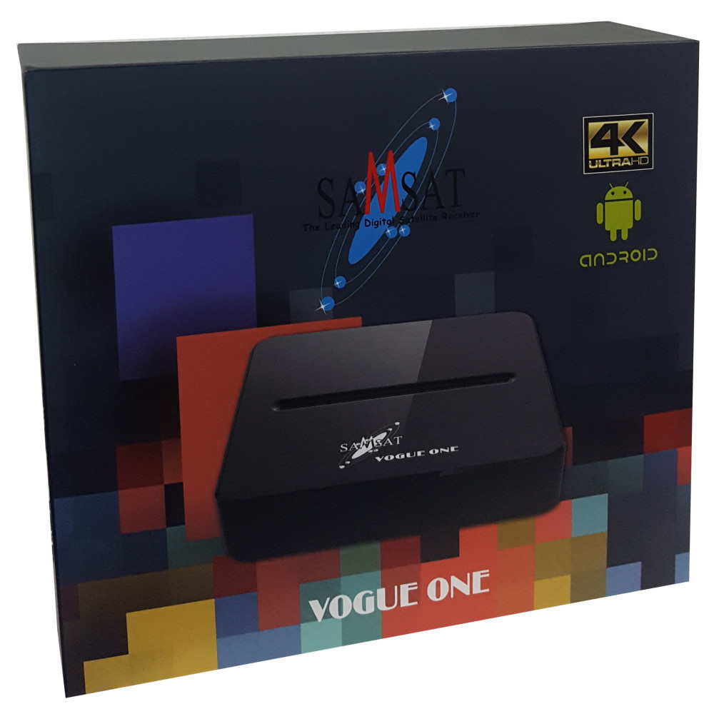 Récepteur Box Android Samsat Vogue One 4K