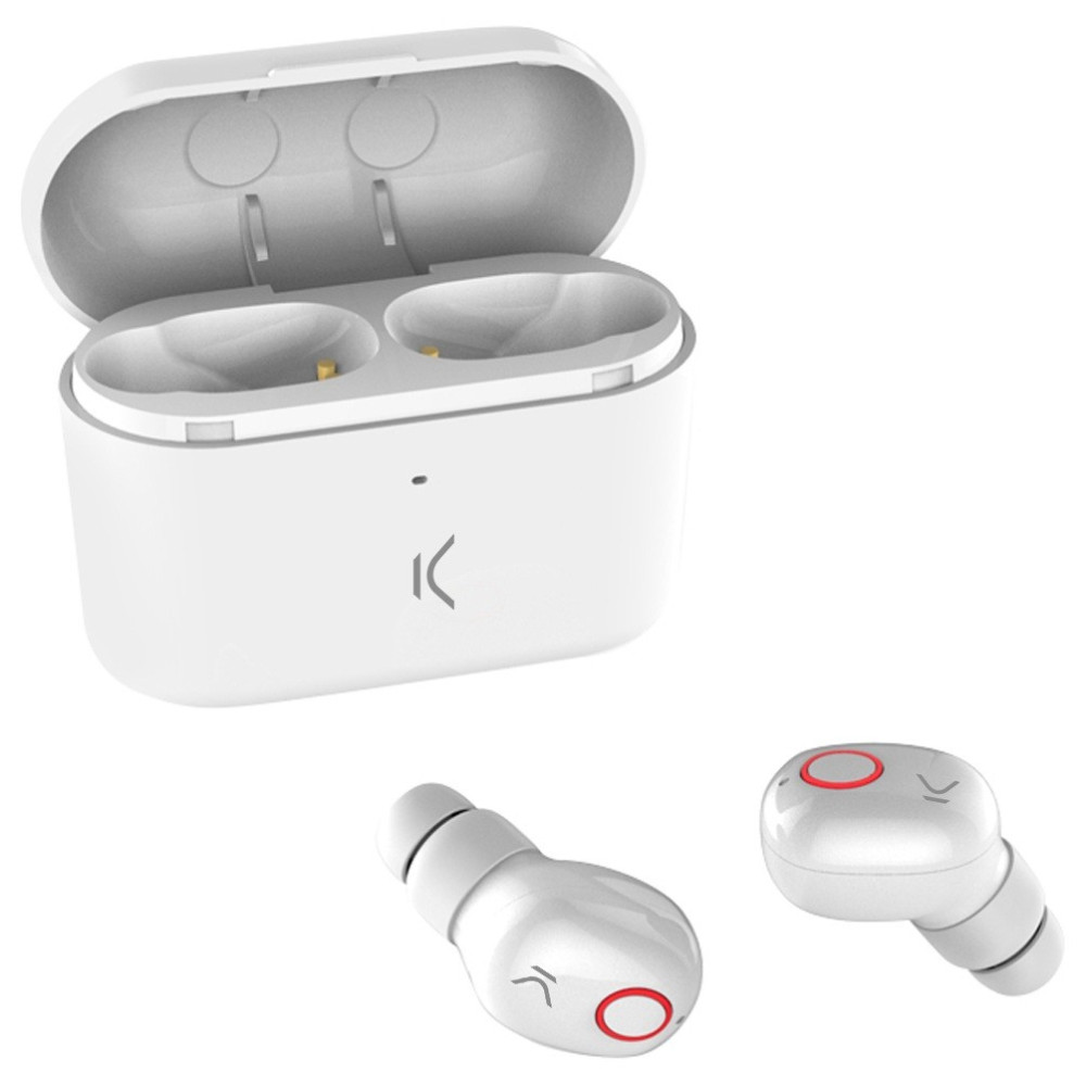 Écouteurs Sans Fil Ksix Free Pods avec Micro / Blanc