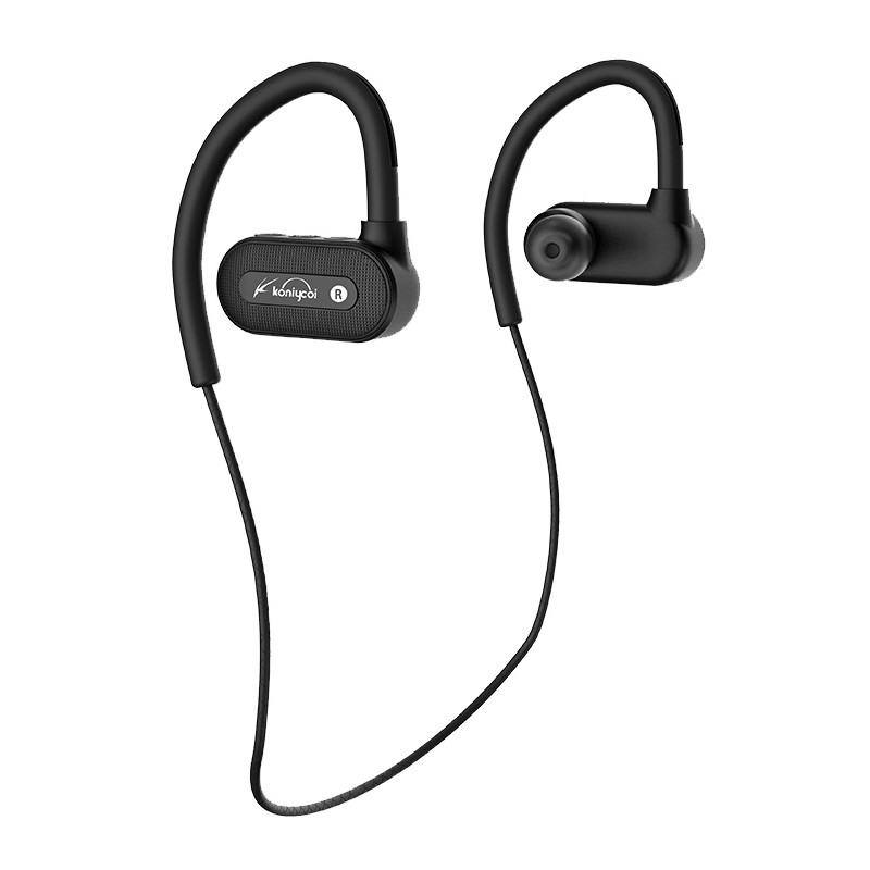 10€09 sur Écouteur sans fil bluetooth sport avec micro pour téléphone  moblie Noir - Ecouteurs - Achat & prix