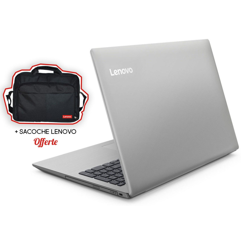 Pc Portable Lenovo IdeaPad 330 / Dual Core / 8 Go / Silver + SIM Orange 30 Go + Sacoche Offerte