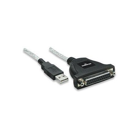 Câble Convertisseur USB Vers Parallèle Manhattan - 1,8 Mètre - NEUF