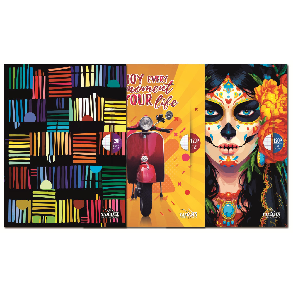 Cahier Piqué YAMAMA 24x32 Séyès BMV 80G 120p