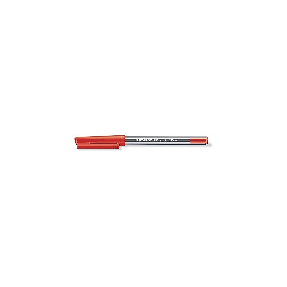 Stylo à bille Staedtler Stick 430 / 0.35mm / Rouge