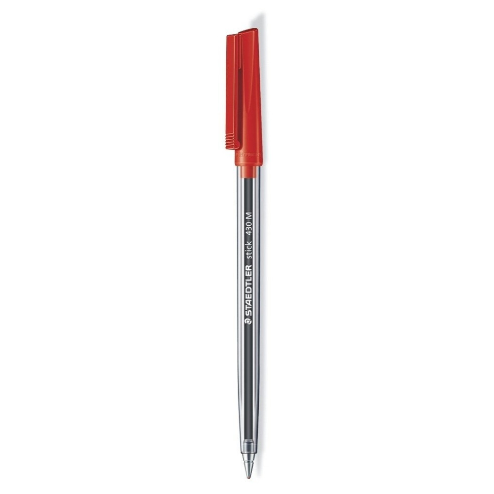 Stylo à bille Staedtler Stick 430 / 0.35mm / Rouge