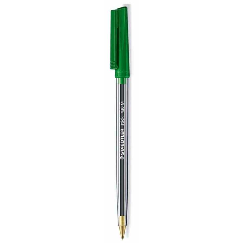 Stylo STAEDTLER Stick 432M vert - Stylos à bille, feutres