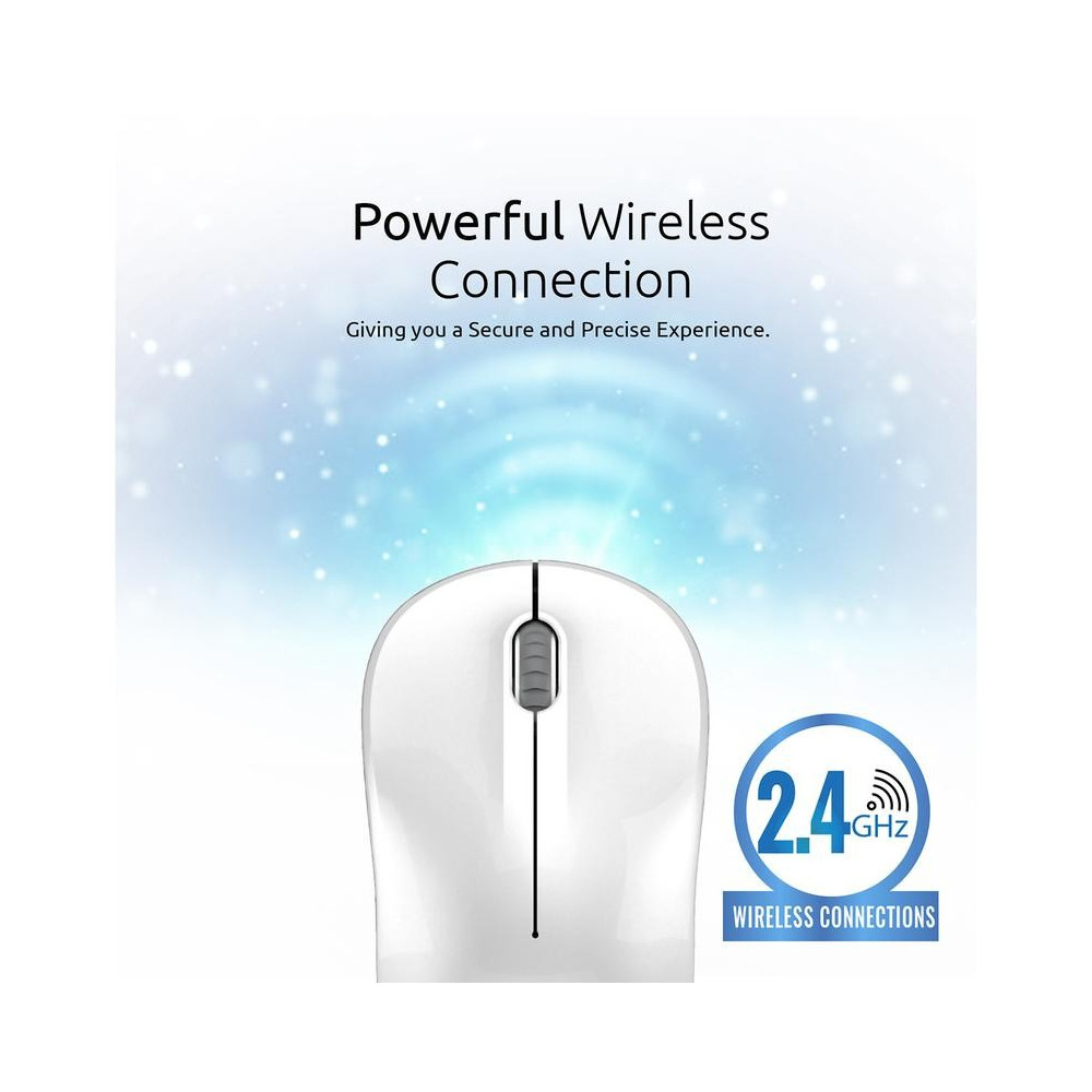 Souris Optique Sans Fil Promate Clix-1 / Blanc