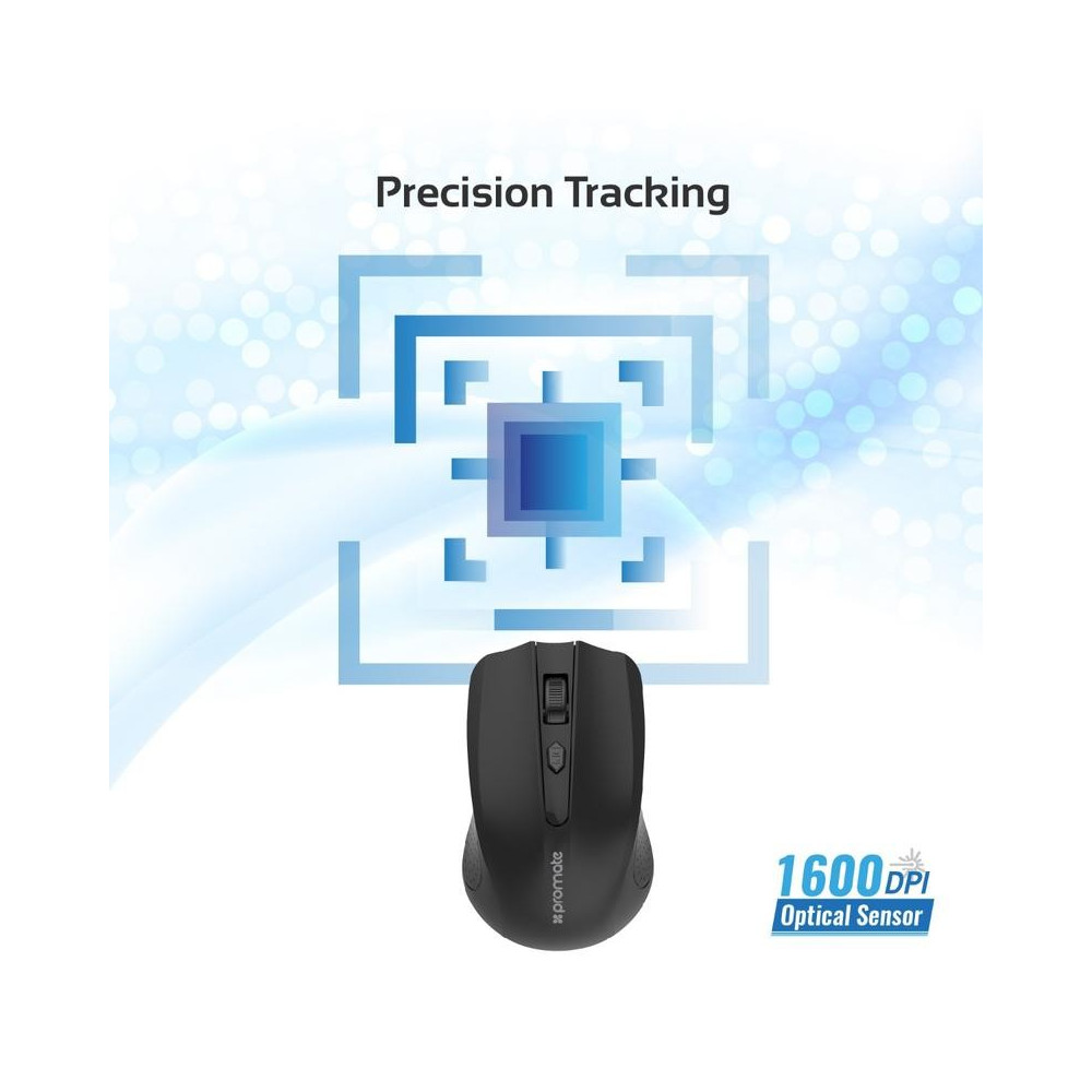 Souris Optique Sans Fil Promate Clix-8 / Noir