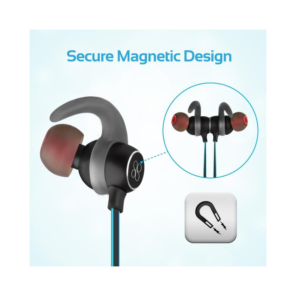 Écouteurs Bluetooth avec Micro Promate Spicy-1 / Bleu
