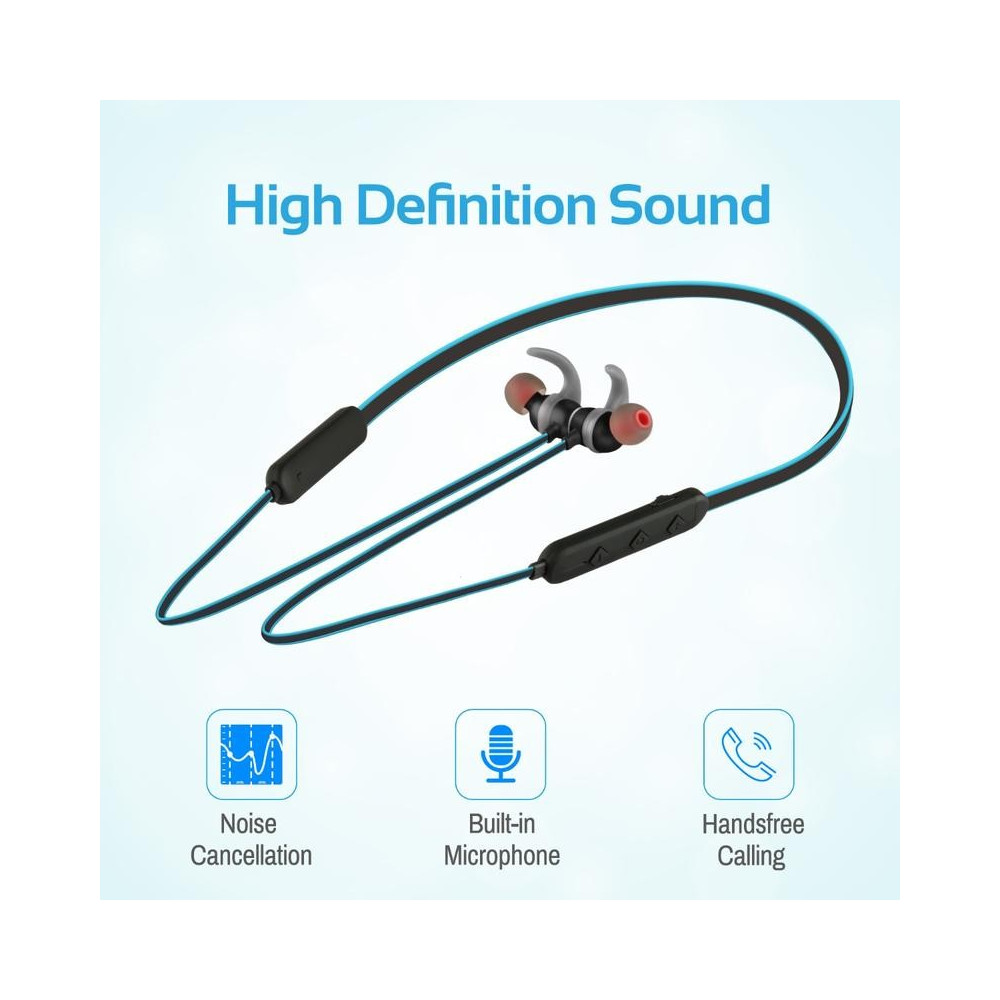 Écouteurs Bluetooth avec Micro Promate Spicy-1 / Bleu