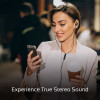 Écouteurs stéréo intra-auriculaires avec micro Promate Swift / Noir
