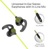 Écouteurs stéréo intra-auriculaires avec micro Promate Swift / Vert