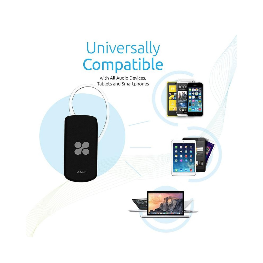 Oreillette Bluetooth Multipoints Promate Atom / Gris