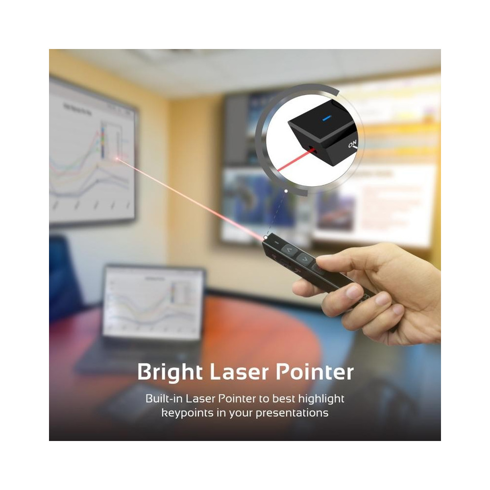 Pointeur Laser sans fil Promate vPointer-3
