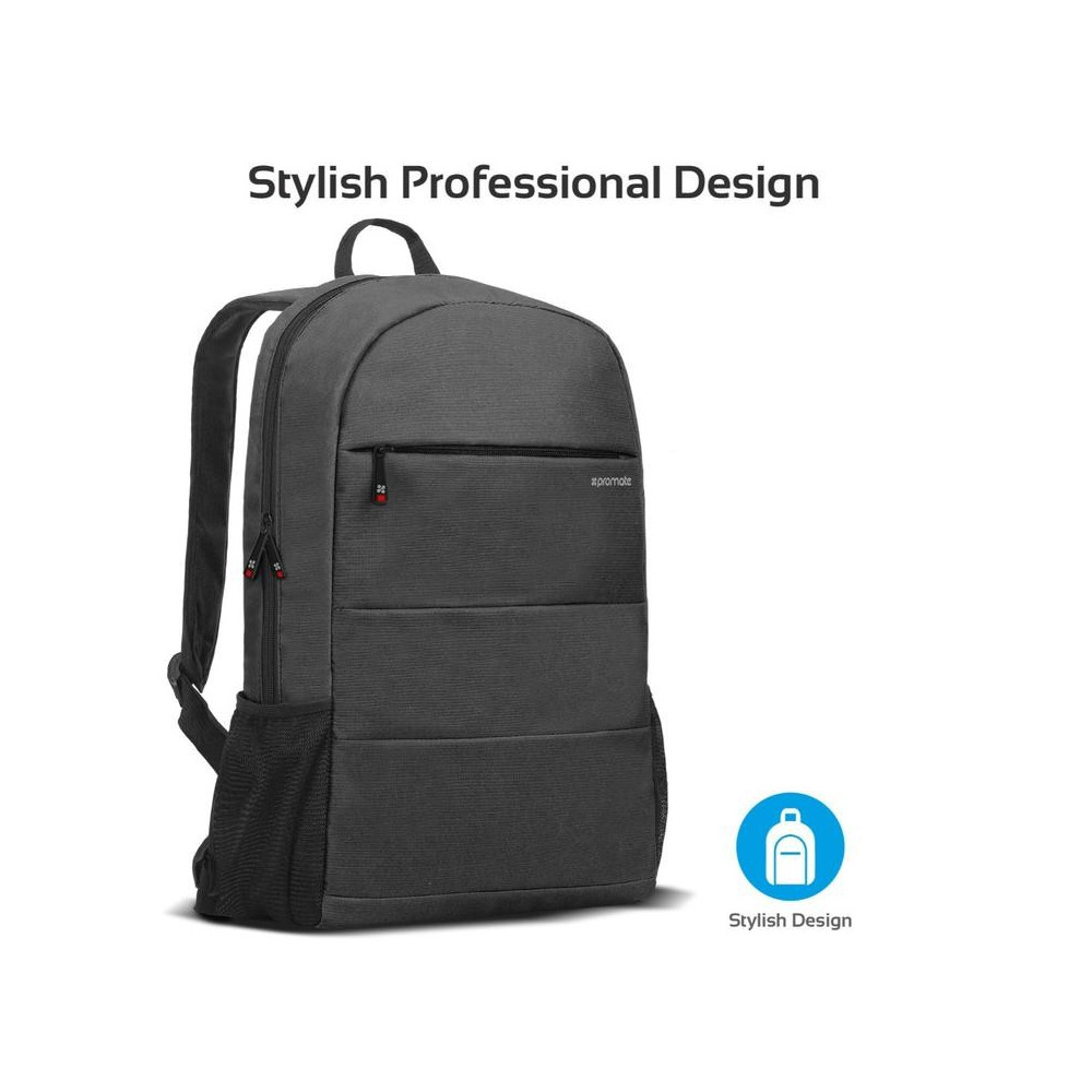 Sac à dos Promate Alpha-BP pour Pc Portable 15.6" / Noir