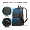 Sac à dos Promate Alpha-BP pour Pc Portable 15.6" / Noir