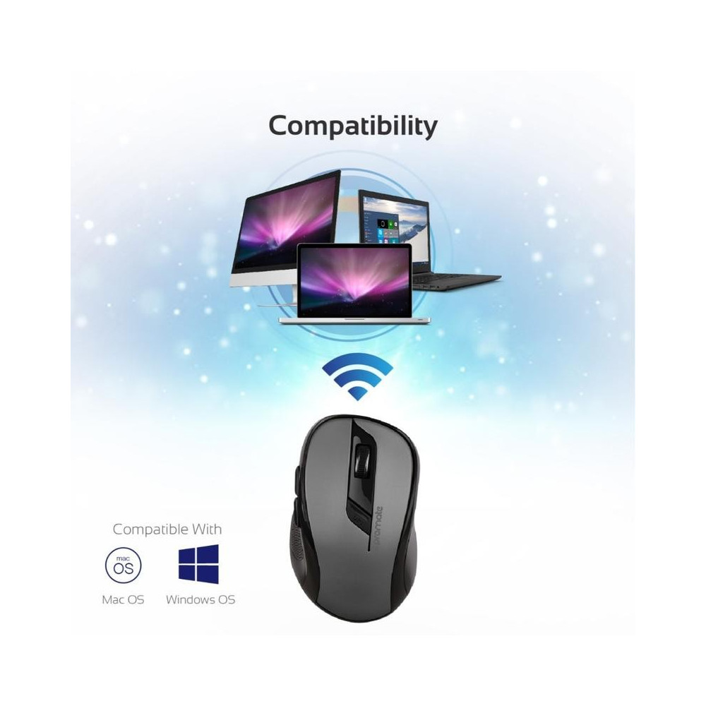 Souris Optique Sans Fil Promate Clix-7 / Noir