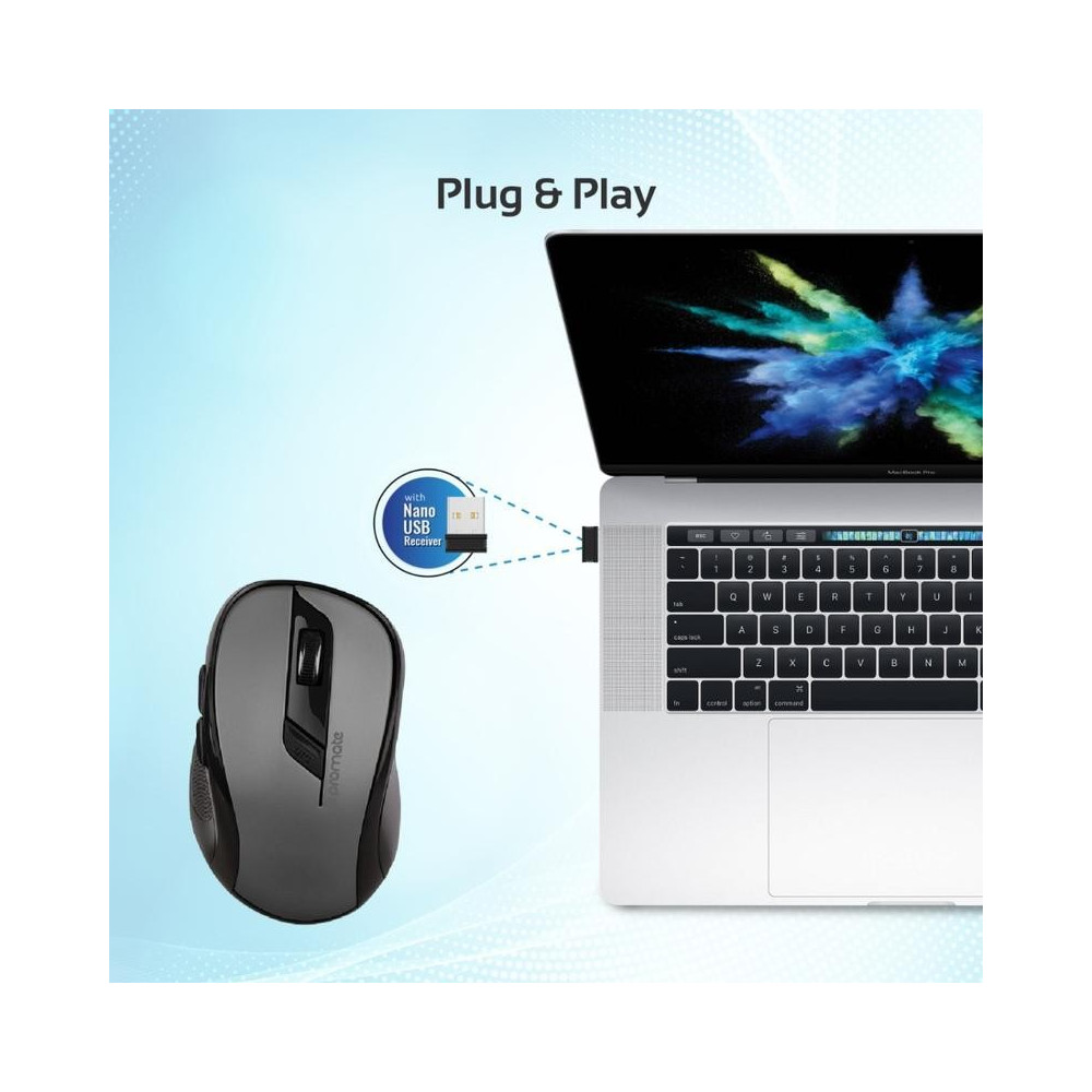 Souris Optique Sans Fil Promate Clix-7 / Noir