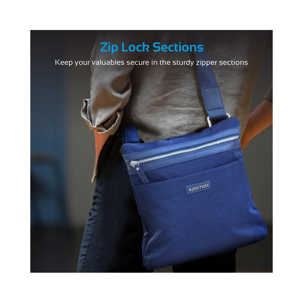 Sac bandoulière femme pour Tablette 10" Promate Roxy-TB / Bleu