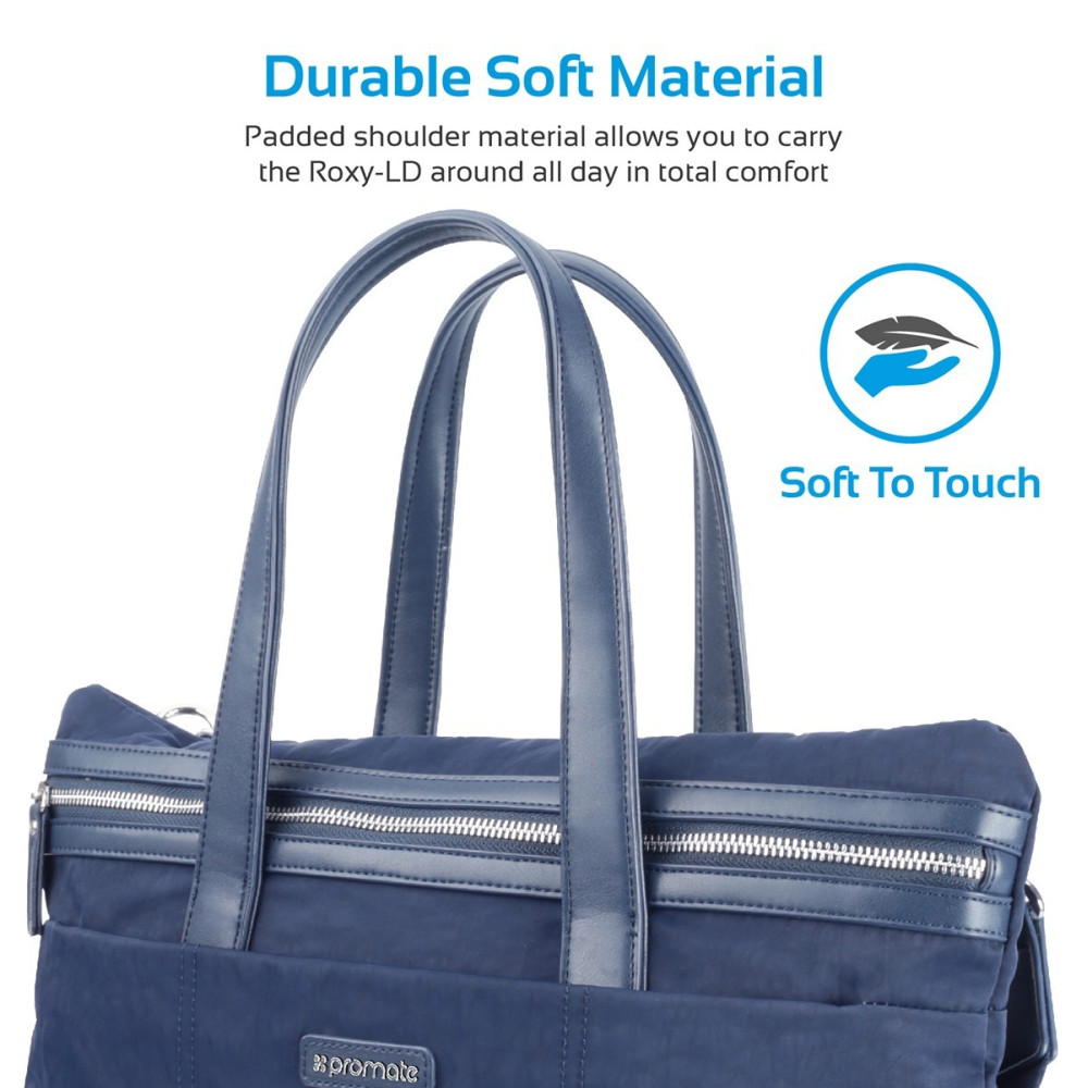 Sacoche femme pour Pc Portable 15.6" Promate Roxy-LD / Bleu