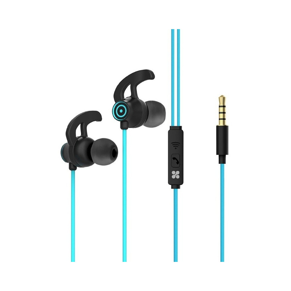 Écouteurs stéréo intra-auriculaires avec micro Promate Swift / Bleu