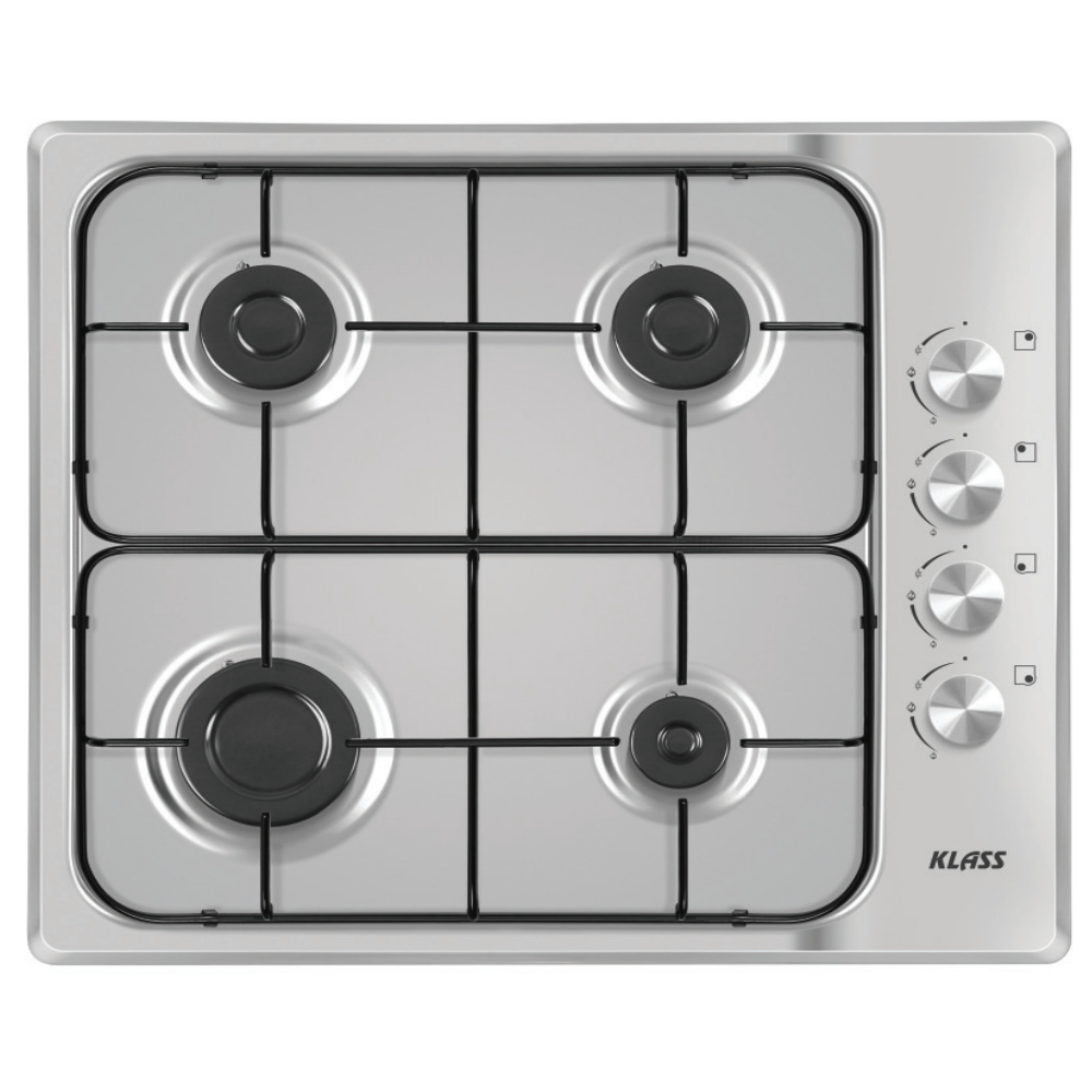 Plaque de cuisson encastrable Klass 60 cm / 4 Feux / Inox