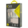 Chargeur Secteur KSix 2 USB / USB Type C / Rose Gold