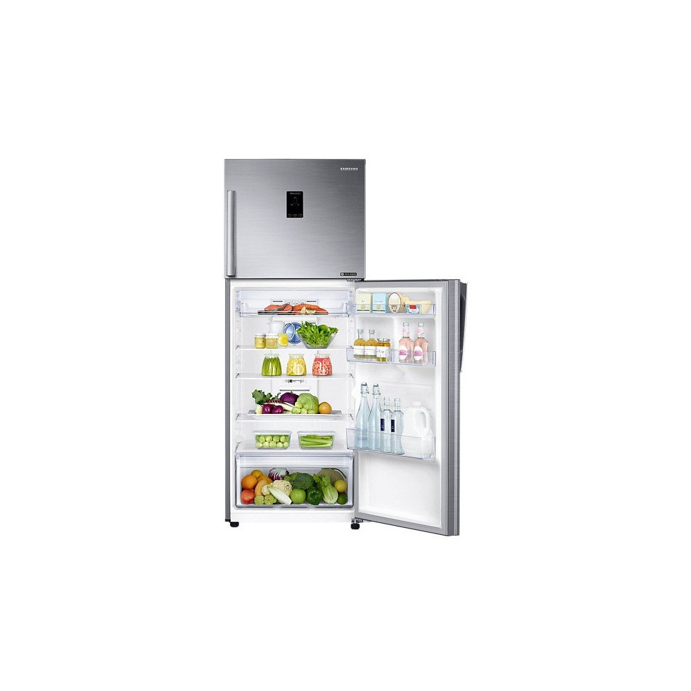 Réfrigérateur Samsung Twin Cooling Plus 500L avec Afficheur / Silver + Livraison + Installation et Mise en Marche Gratuites