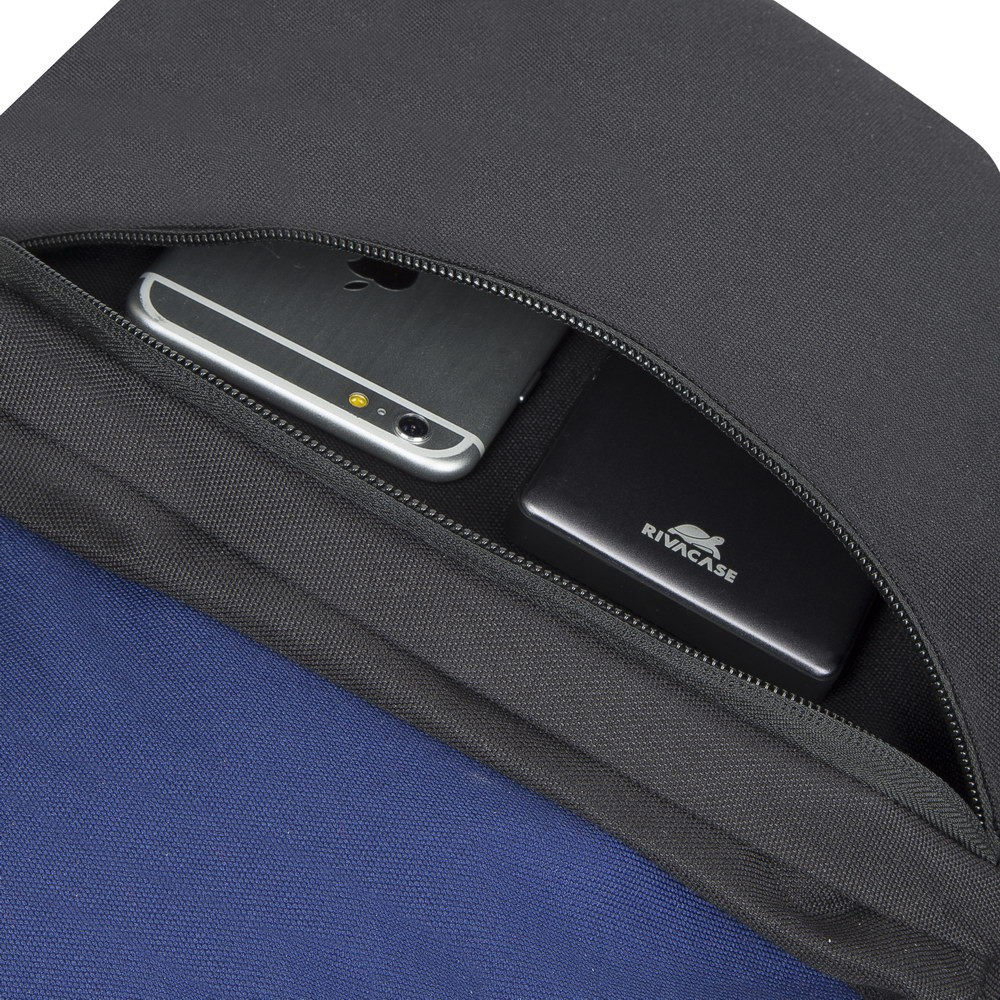 Sac à dos pour PC portable 15.6" Riva 5560 / Noir & Bleu