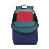 Sac à dos pour PC portable 15.6" Riva 5560 / Bleu & Turquoise