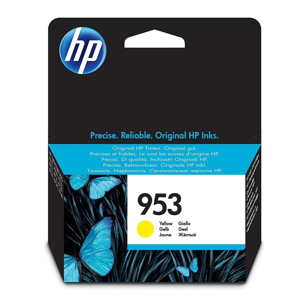 HP 953 cartouche d'encre jaune authentique 9 ml / F6U14AE