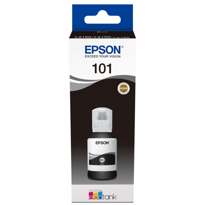 Bouteille d'encre Originale Epson EcoTank 101 / Noir