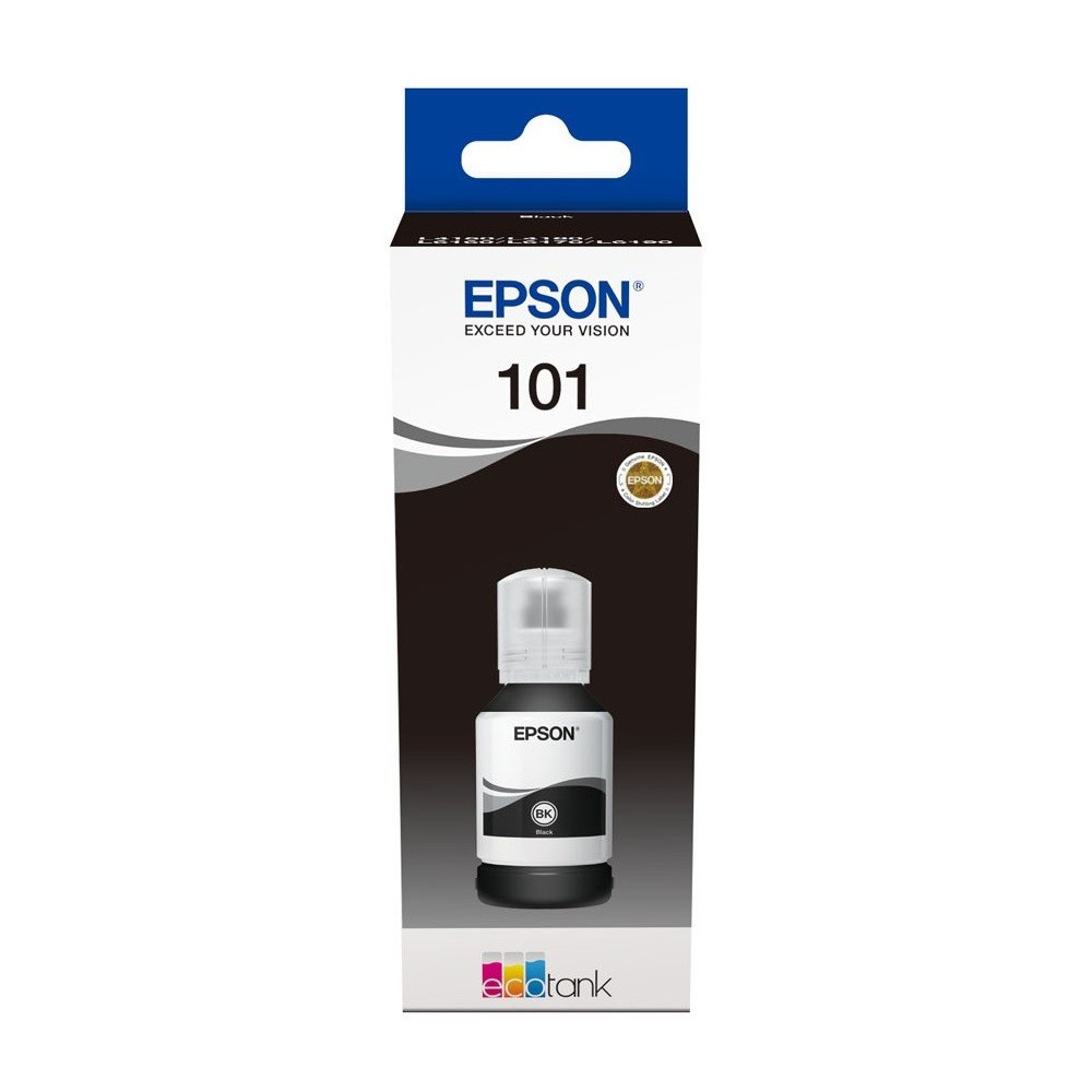 Bouteille d'encre Originale Epson EcoTank 101 / Noir