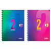 Cahier YAMAMA Wiro 2en1 Couverture Plastique 21x29.7 Séyès 80G 200p