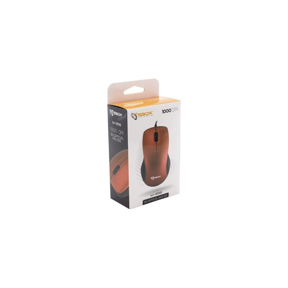 Souris optique 3D SBOX M-958R / Rouge