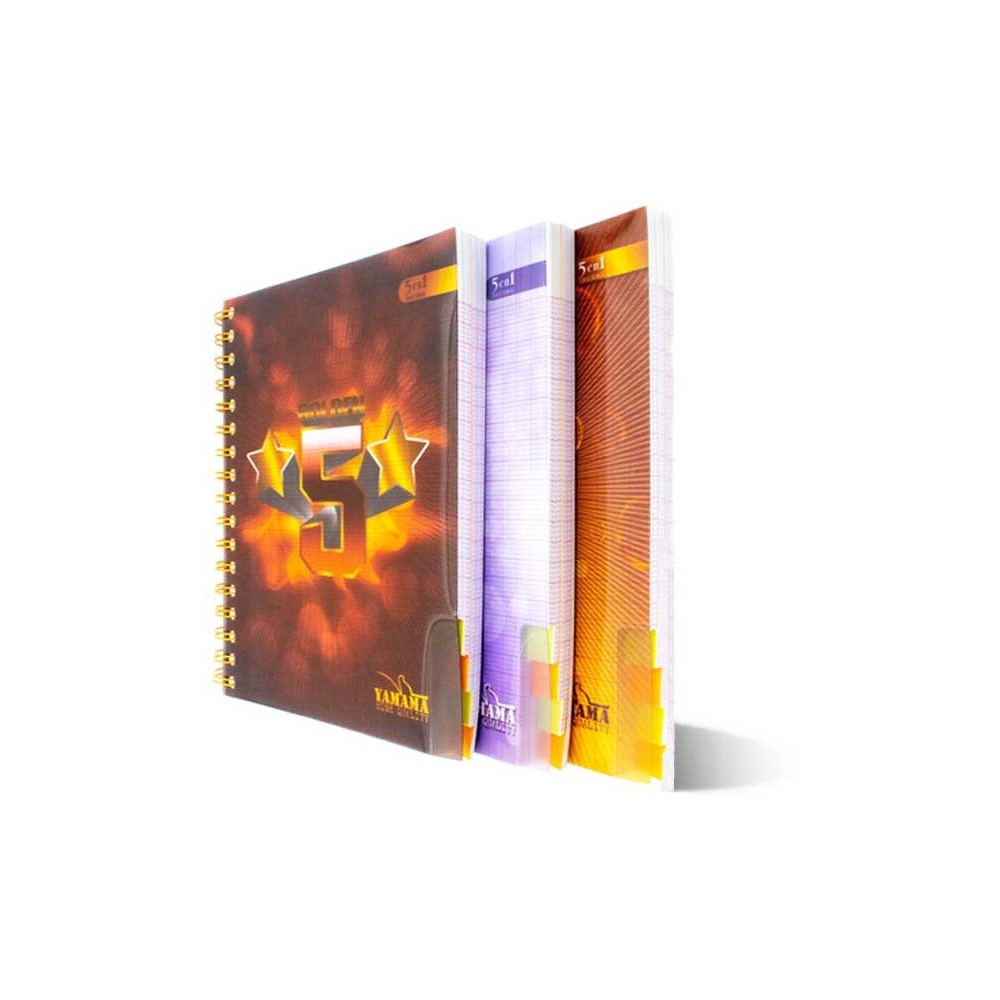 Cahier YAMAMA Wiro 5en1 Couverture Plastique 21x29.7 Séyès 70G 400p