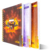 Cahier YAMAMA Wiro 5en1 Couverture Plastique 21x29.7 Séyès 70G 400p