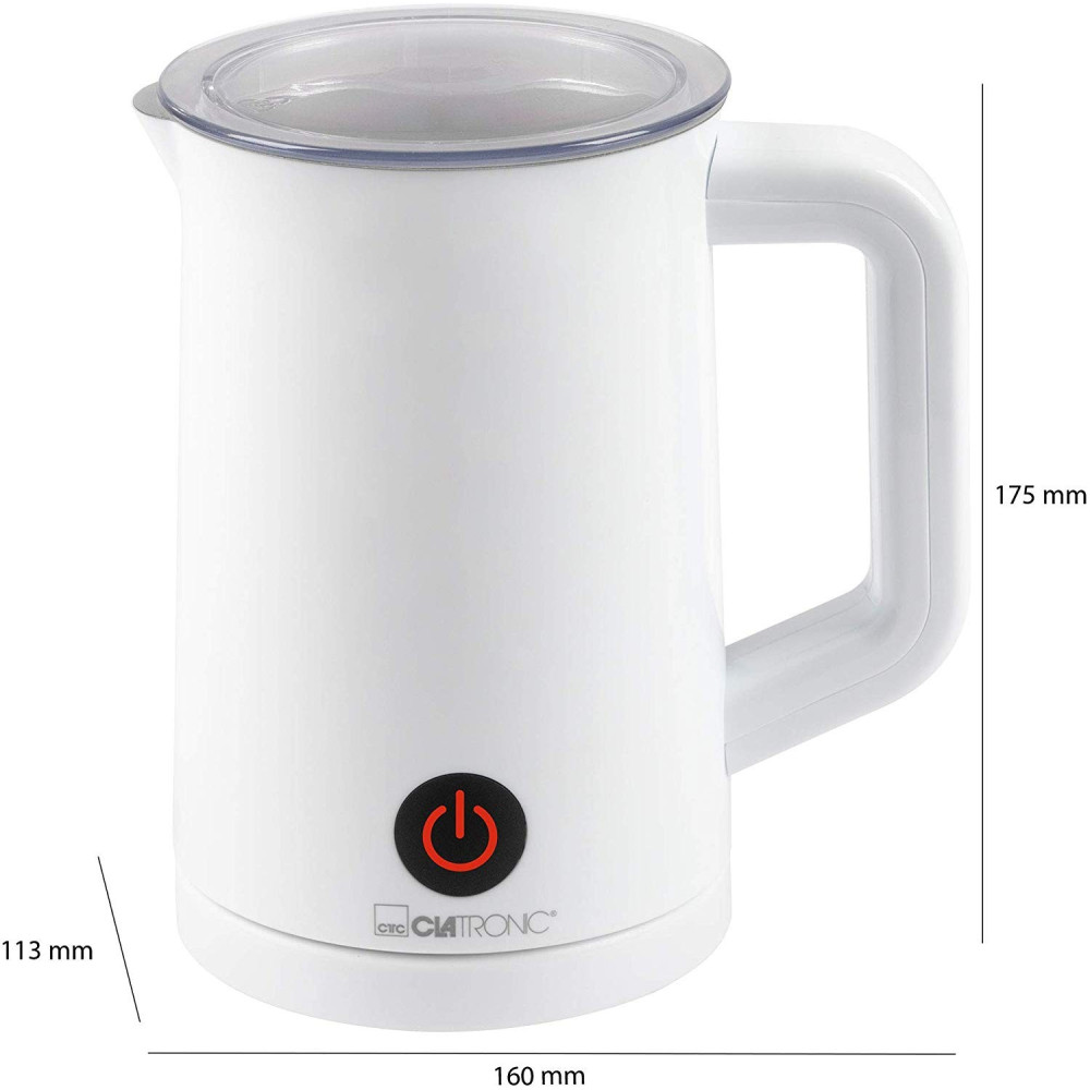 Mousseur à lait Électronique Clatronic MS 3693 / Blanc