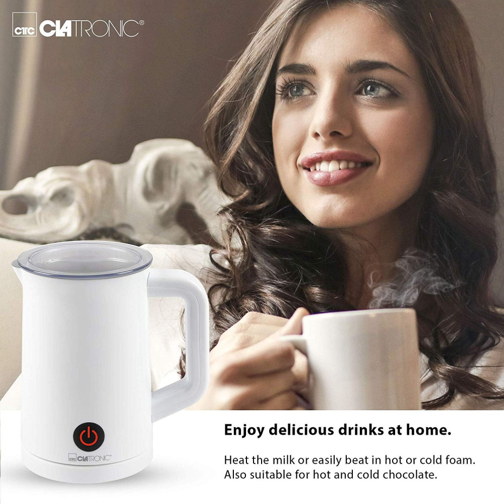 Mousseur à lait Électronique Clatronic MS 3693 / Blanc