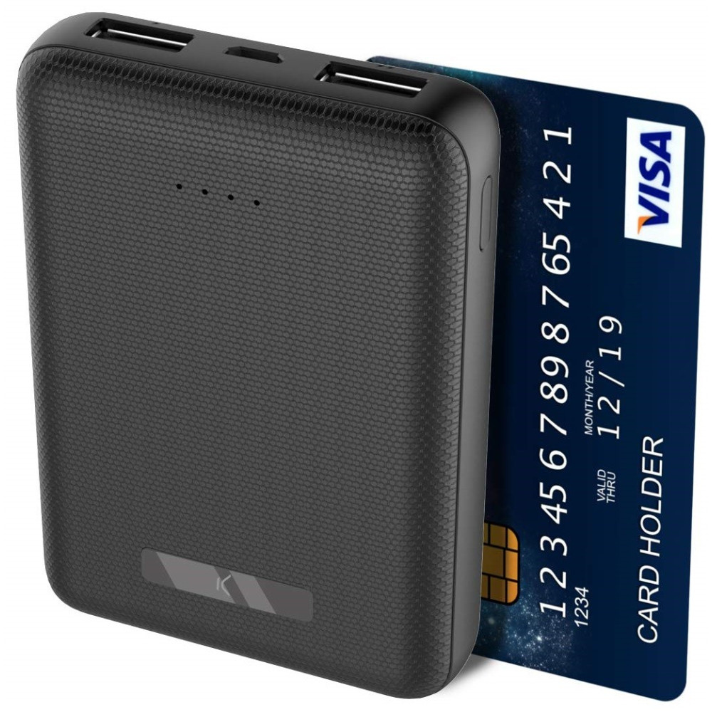 Power Bank Ksix / 10000 mAh / Noir